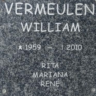 VERMEULEN William 1959-2010