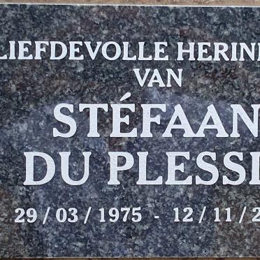 PLESSIS Stefaan, du 1975-2022