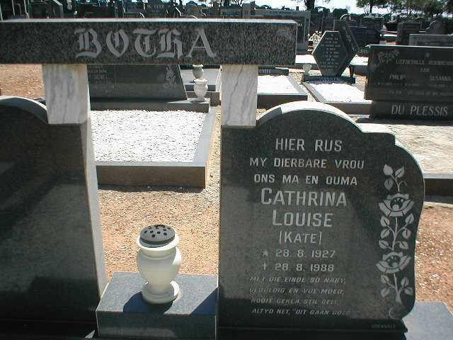 BOTHA Catharina Louise 1927-1988