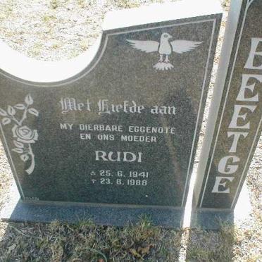 BEETGE Rudi 1941-1988