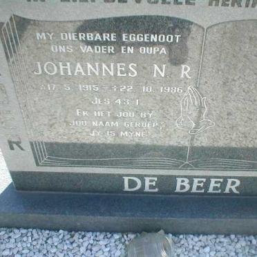 BEER Johannes N.R., de 1915-1986