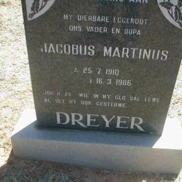 DREYER Jacobus Martinus 1910-1986