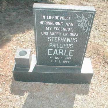 EARLE Stephanus Phillipus 1919-1986