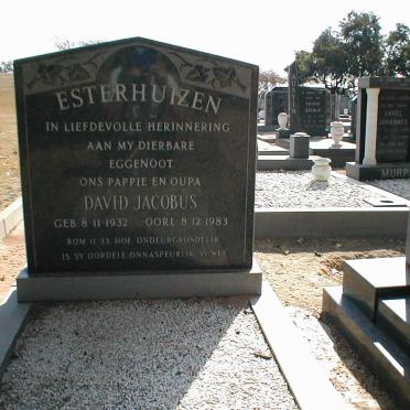 ESTERHUIZEN David Jacobus 1932-1983