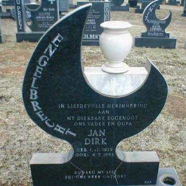 ENGELBRECHT Jan Dirk 1929-1985