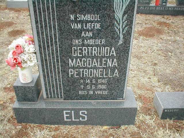 ELS Gertruida Magdalena Petronella 1946-1986