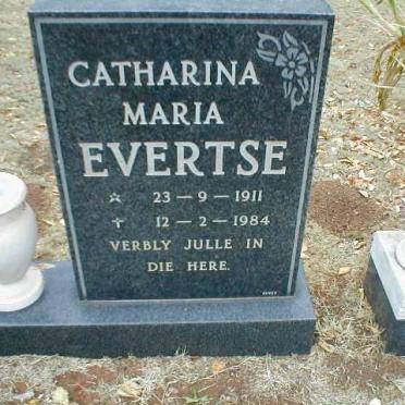 EVERTSE Catharina Maria 1911-1984