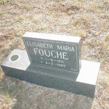 FOUCHE Elisabeth Maria 1921-1989