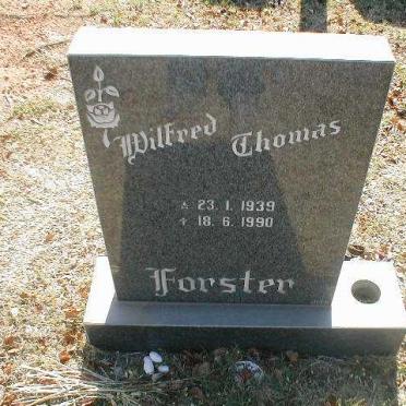 FORSTER Wilfred Thomas 1939-1990