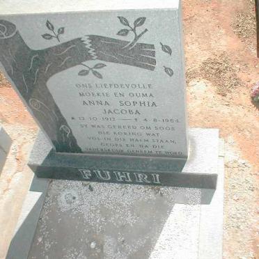 FUHRI Anna Sophia Jacoba 1912-1984