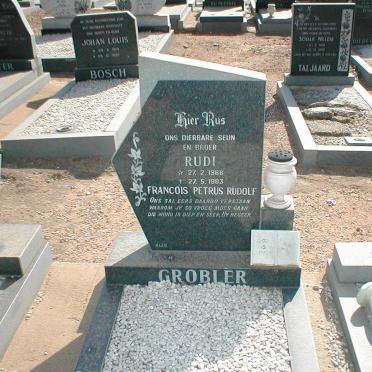 GROBLER Francois Petrus Rudolf 1968-1983