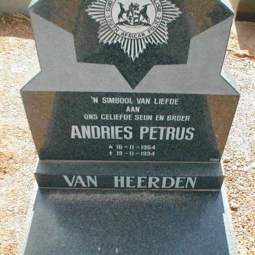 HEERDEN Andries Petrus, van 1964-1994