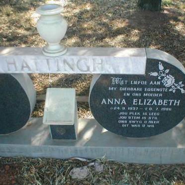 HATTINGH Anna Elizabeth 1937-1986