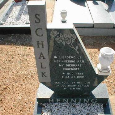 HENNING Schalk 1954-1990