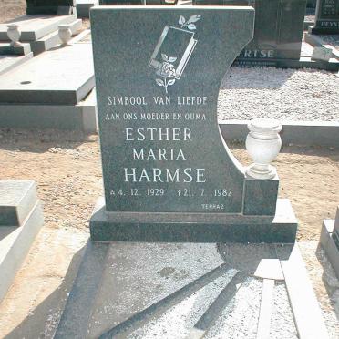 HARMSE Esther Maria 1929-1982