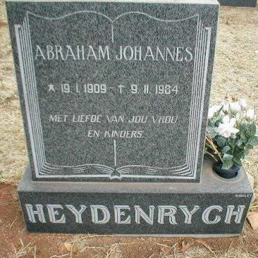 HEYDENRYCH Abraham Johannes 1909-1984