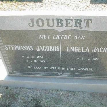 JOUBERT Stephanus Jacobus 1924-1987 &amp; Engela Jacoba 1927-