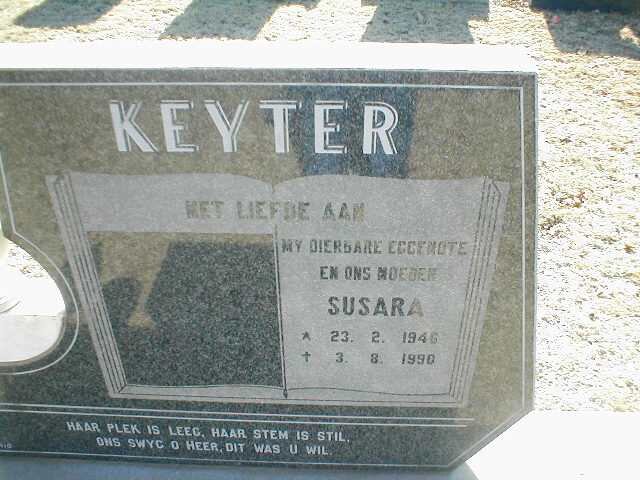 KEYTER Susara 1946-1990