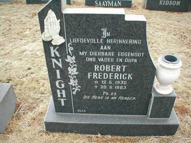KNIGHT Robert Frederik 1930-1983