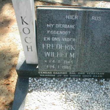 KOCH Frederik Wilhelm 1945-1985