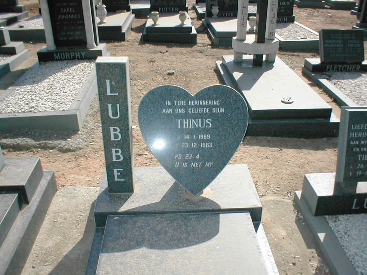 LUBBE Thinus 1969-1983