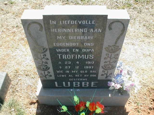 LUBBE Trofimus 1917-1987