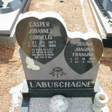 LABUSCHAGNE Casper Johannes Cornelius 1922-1992 &amp; Josina Joagina Fransina 1932-2000