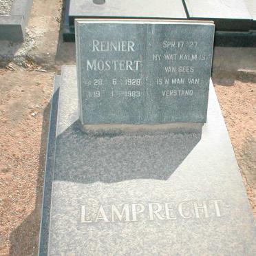 LAMPRECHT Reinier Mostert 1928-1983