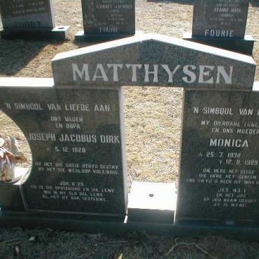 MATTHYSEN Joseph Jacobus Dirk 1928- &amp; Monica 1938-1989