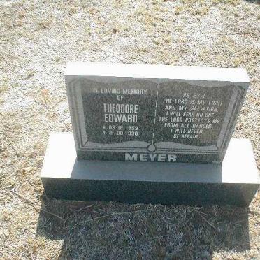 MEYER Theodore Edward 1959-1990