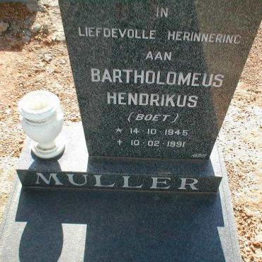 MULLER Bartholomeus Hendrikus 1945-1991