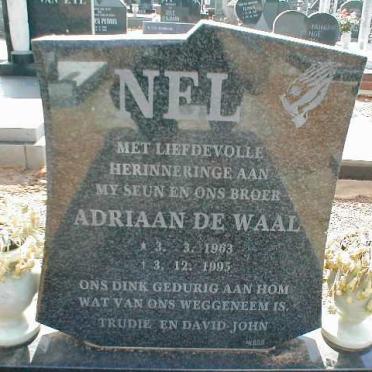 NEL Adriaan de Waal 1963-1995