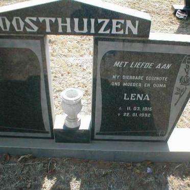 OOSTHUIZEN Lena 1915-1992