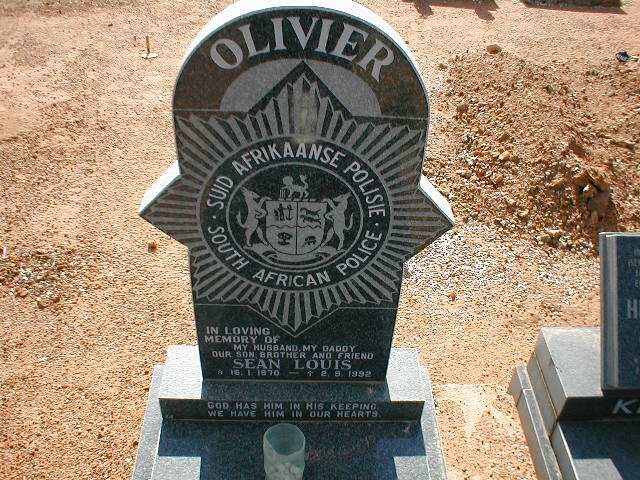 OLIVIER Sean Louis 1970-1992