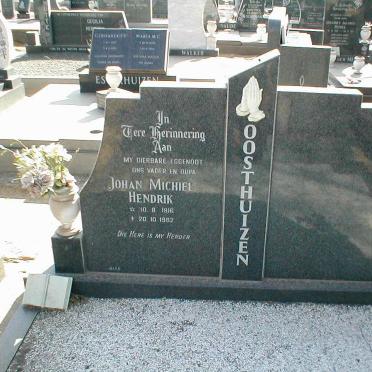 OOSTHUIZEN Johan Michiel Hendrik 1916-1982