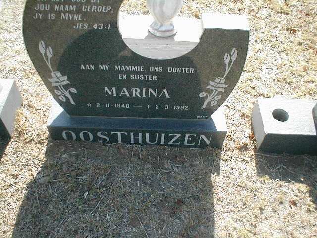 OOSTHUIZEN Marina 1948-1992