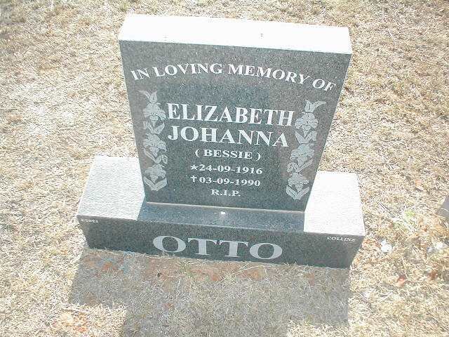 OTTO Elizabeth Johanna 1916-1990