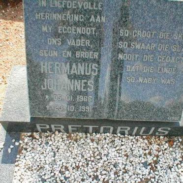 PRETORIUS Hermanus Johannes 1966-1991