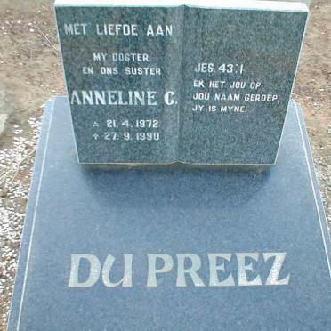 PREEZ Anneline C., du 1972-1990