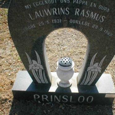 PRINSLOO Lauwrins Rasmus 1931-1989