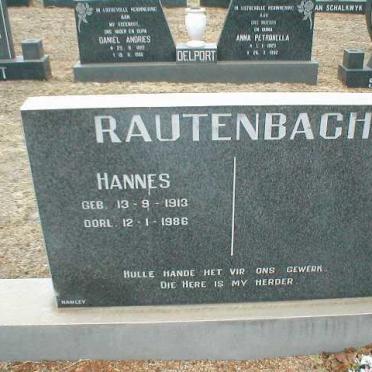 RAUTENBACH Hannes 1913-1986