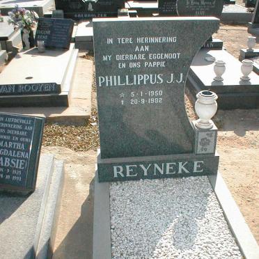 REYNEKE Phillipus J.J. 1950-1982