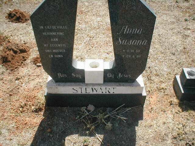 STEWART Anna Susanna 1950-1988