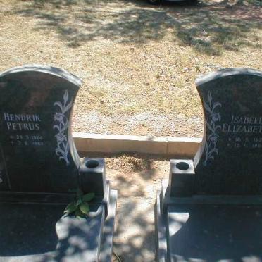 SCHEEPERS Hendrik Petrus 1924-1984 &amp; Isabella Elizabetha 1929-1964