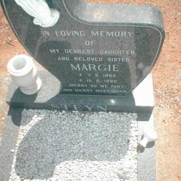 STEYN Margie 1953-1985