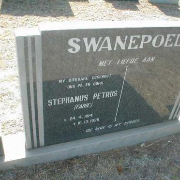 SWANEPOEL Stephanus Petrus 1914-1990