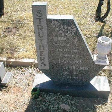 STRUTHERS Lawrence Stephanus 1926-1986