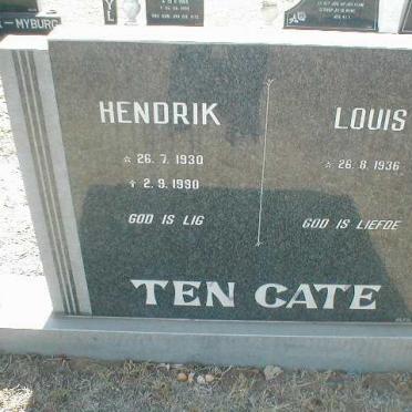 TEN CATE Hendrik 1930-1990 &amp; Louis 1936-