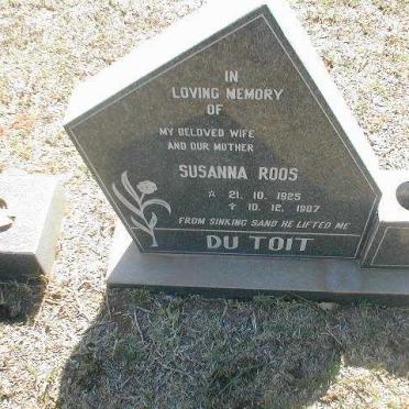 TOIT Susanna Roos, du 1925 - 1987