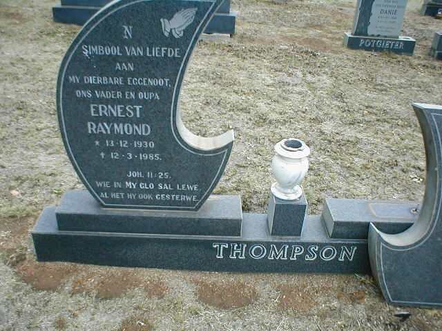 THOMPSON Ernest Raymond 1930-1985